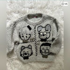 Toddler vintage Japaneses cartoon sweater